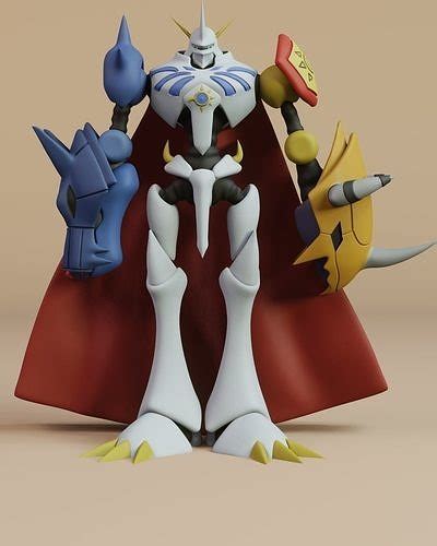 Omegamon 3D model 3D printable .